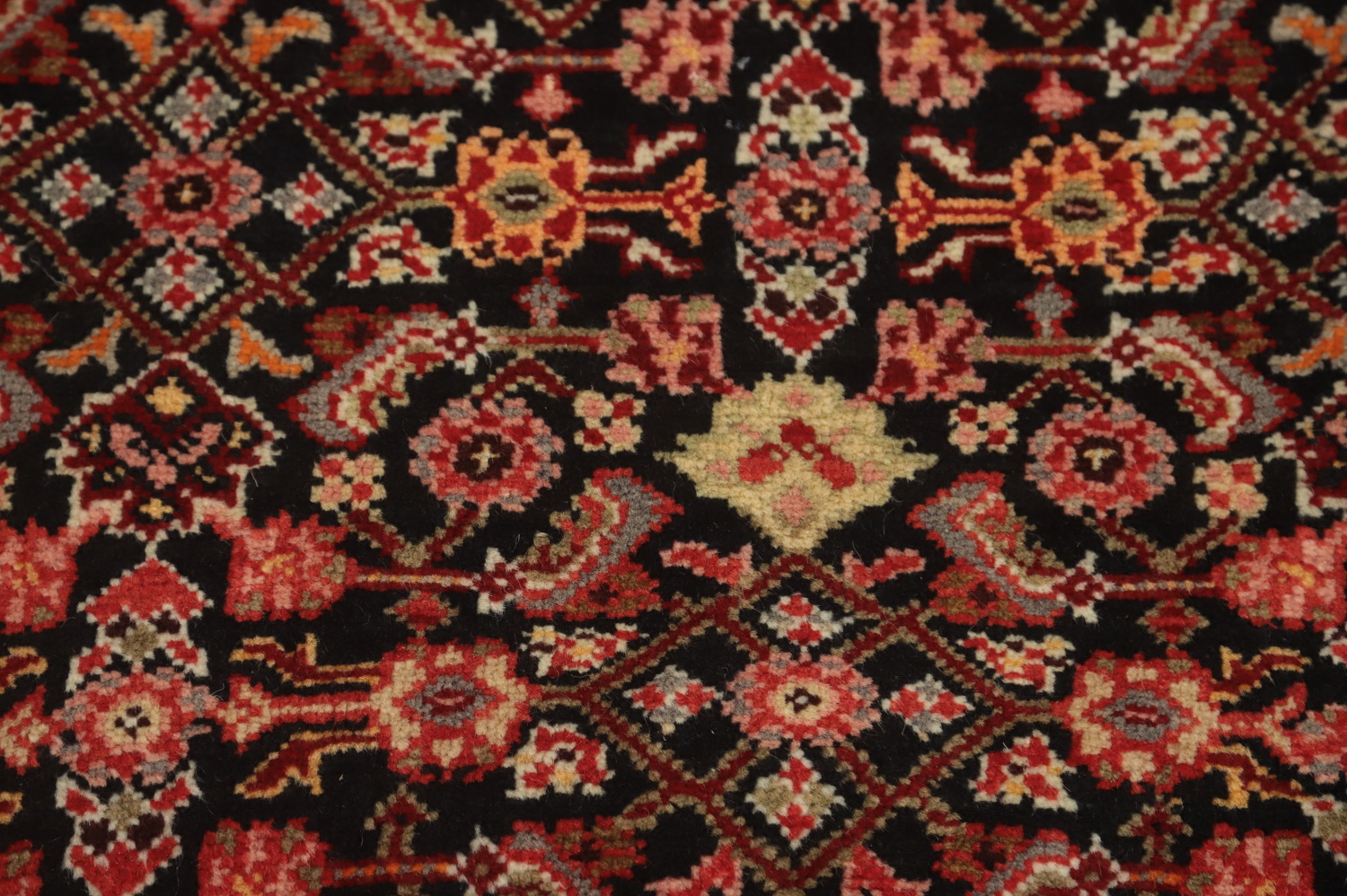 Antique Karabagh Vegetable Dye Runner Rug 4x16