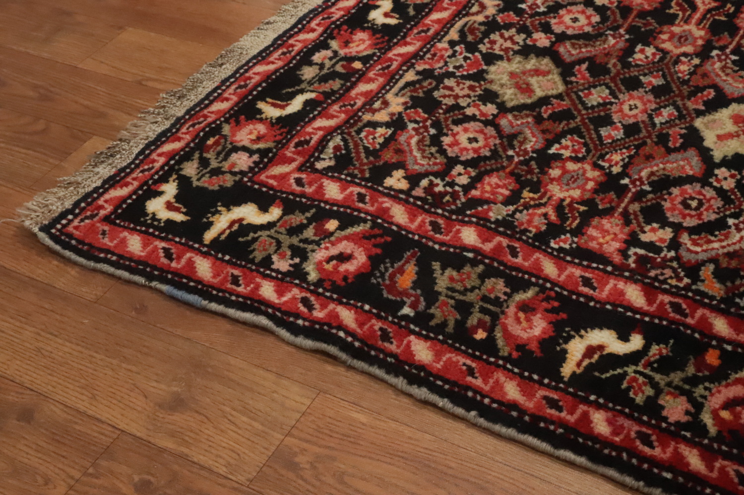 Antique Karabagh Vegetable Dye Runner Rug 4x16