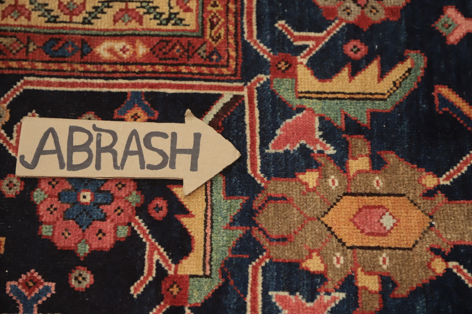 Pre-1900 Vegetable Dye Sultanabad Ziegler Persian Rug 10x13