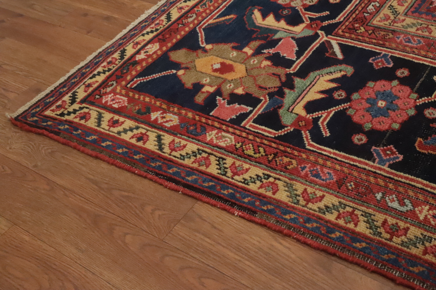 Pre-1900 Vegetable Dye Sultanabad Ziegler Persian Rug 10x13