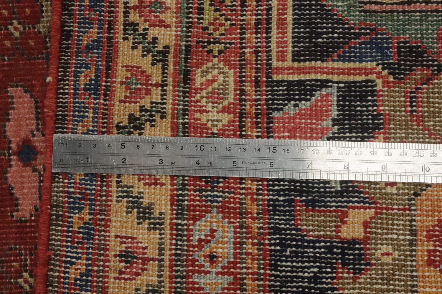 Pre-1900 Vegetable Dye Sultanabad Ziegler Persian Rug 10x13