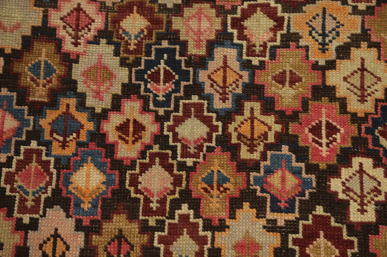Pre-1900 Antique Kazak Vegetable Dye Rug 4x5