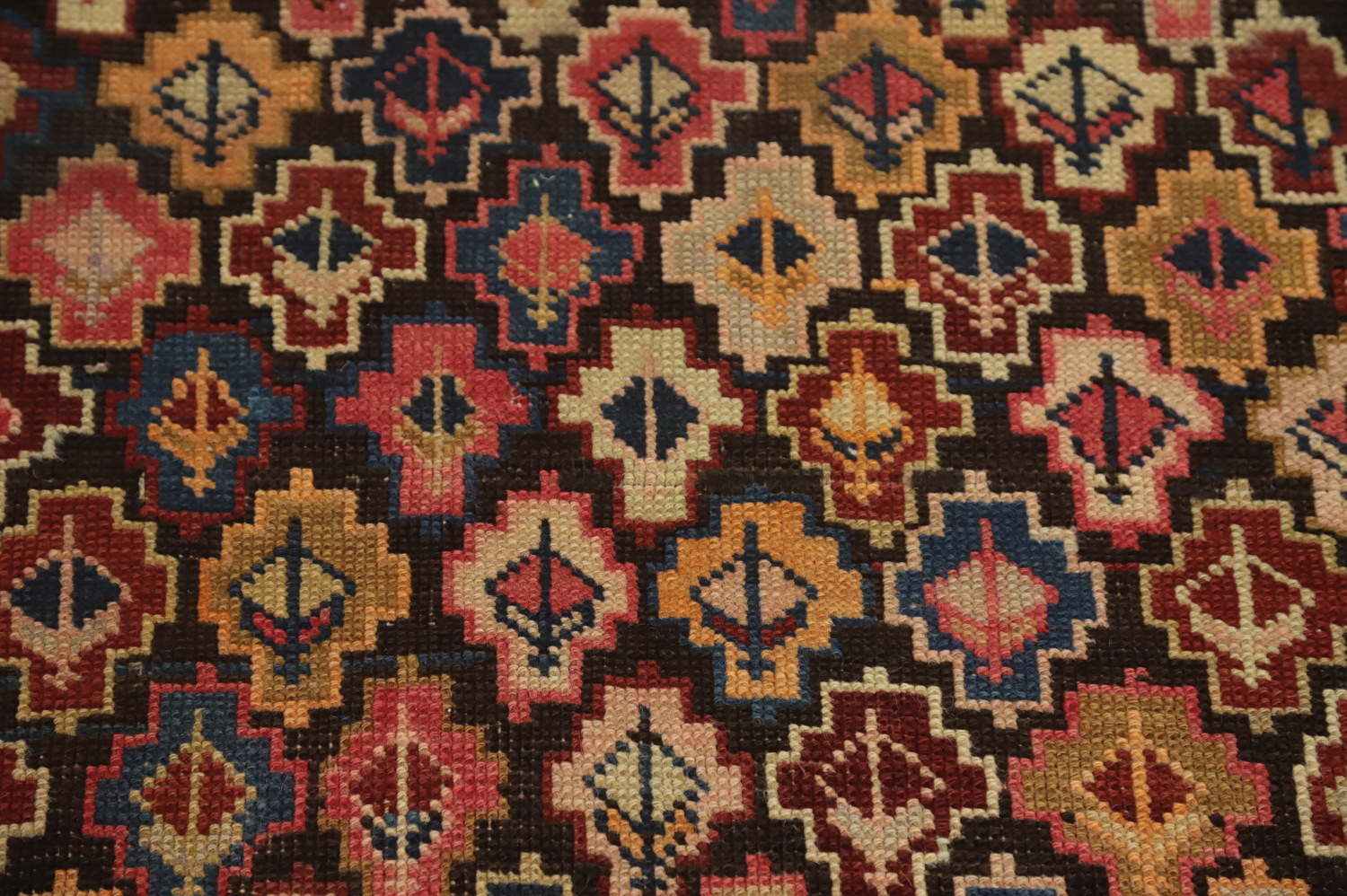 Pre-1900 Antique Kazak Vegetable Dye Rug 4x5