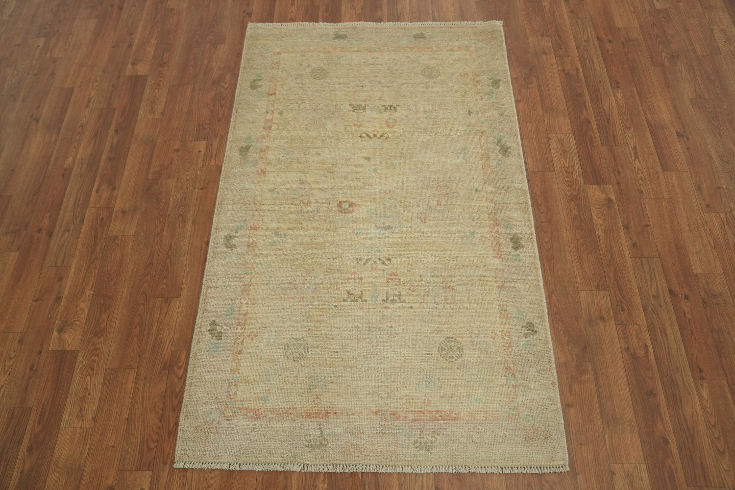 Earth Tones Ziegler Vegetable Dye Runner Rug 3x5