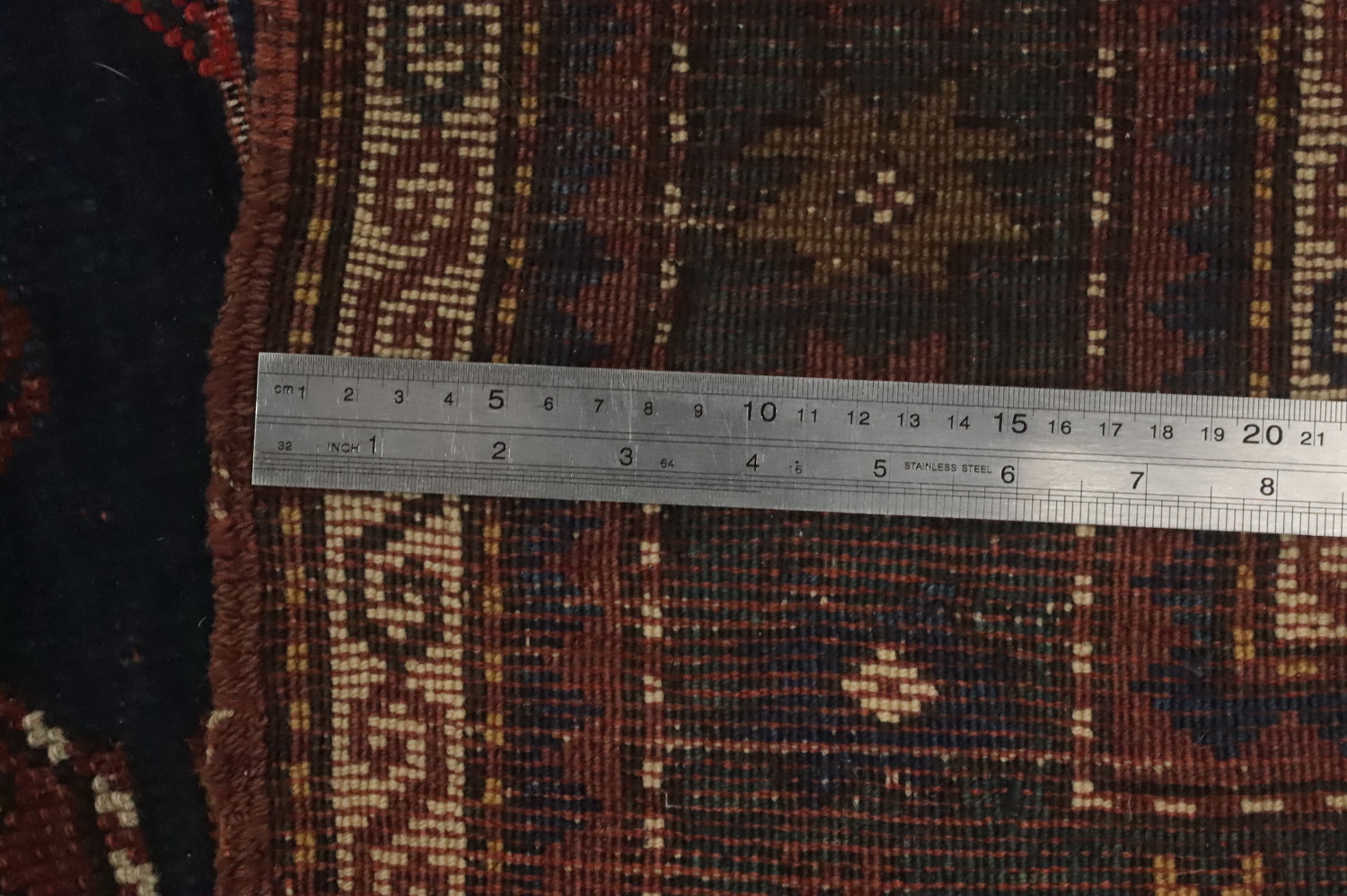 Pre-1900 Antique Kazak Vegetable Dye Rug 3x7