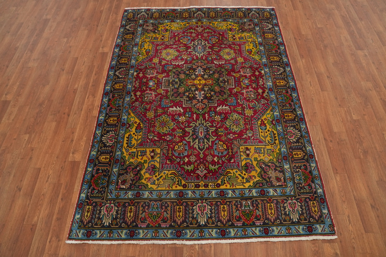 Traditional Wool Tabriz Persian Rug 5x7