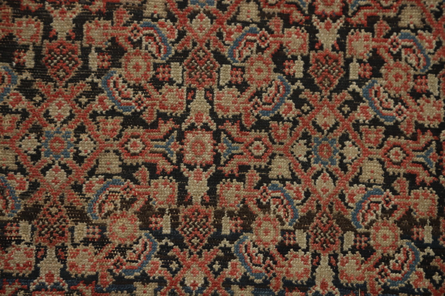 Pre-1900 Antique Vegetable Dye Malayer Persian Rug 4x6