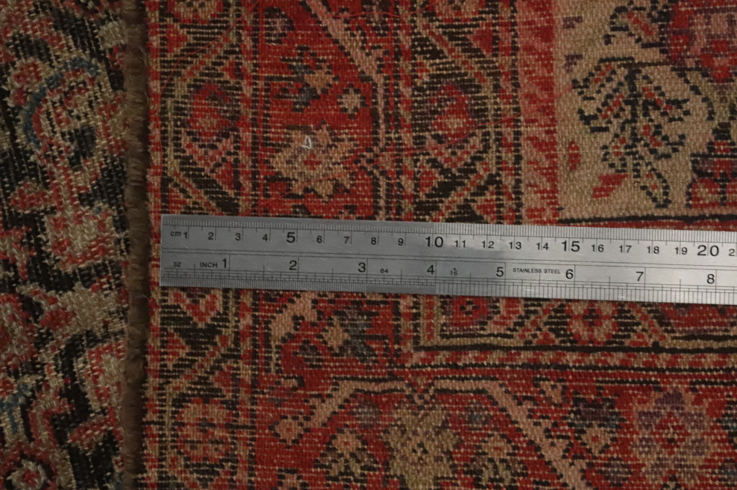 Pre-1900 Antique Vegetable Dye Malayer Persian Rug 4x6