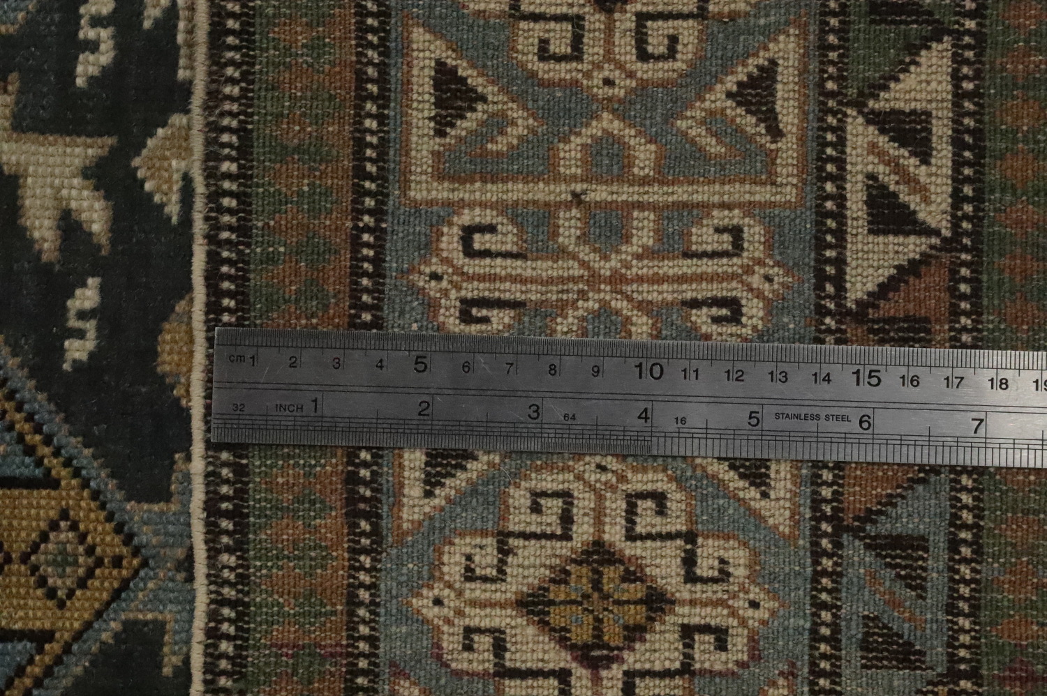Vegetable Dye Antique Kazak Oriental Rug 3x6
