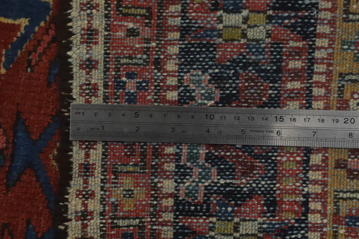 Antique Vegetable Dye Gharajeh Persian Rug 3x4