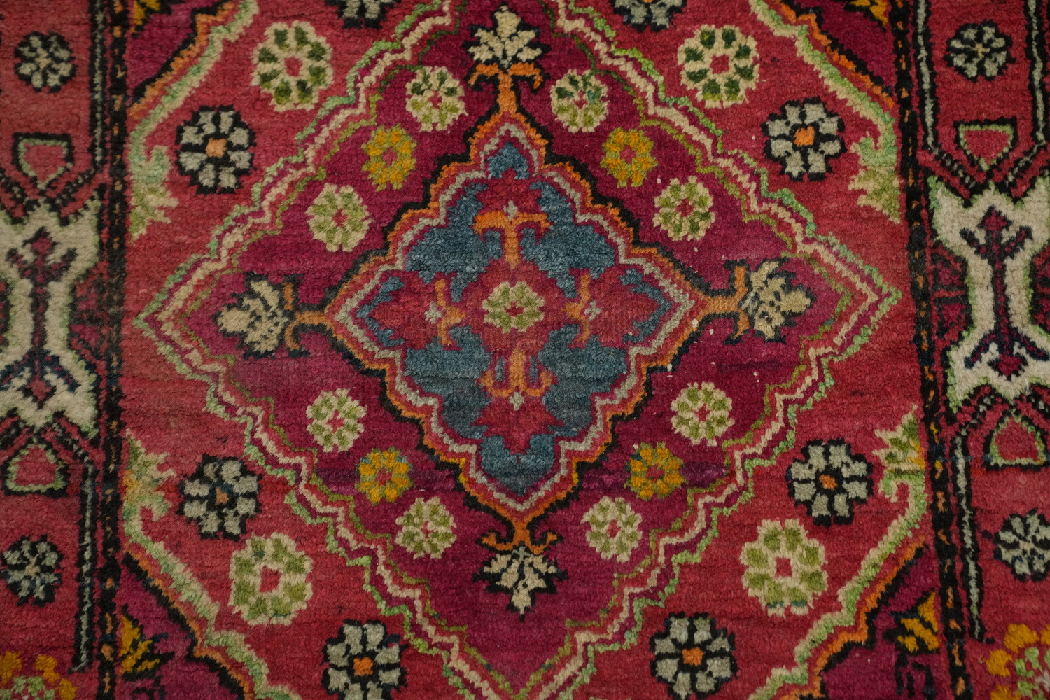 Antique Khotan Vegetable Dye Runner Rug 2x10