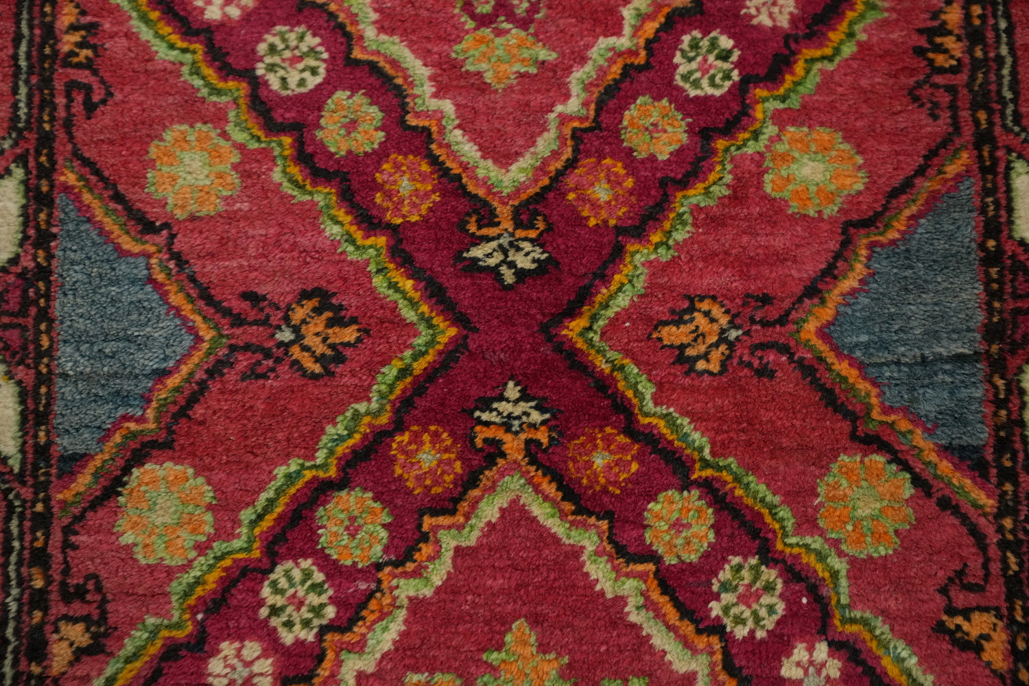 Antique Khotan Vegetable Dye Runner Rug 2x10