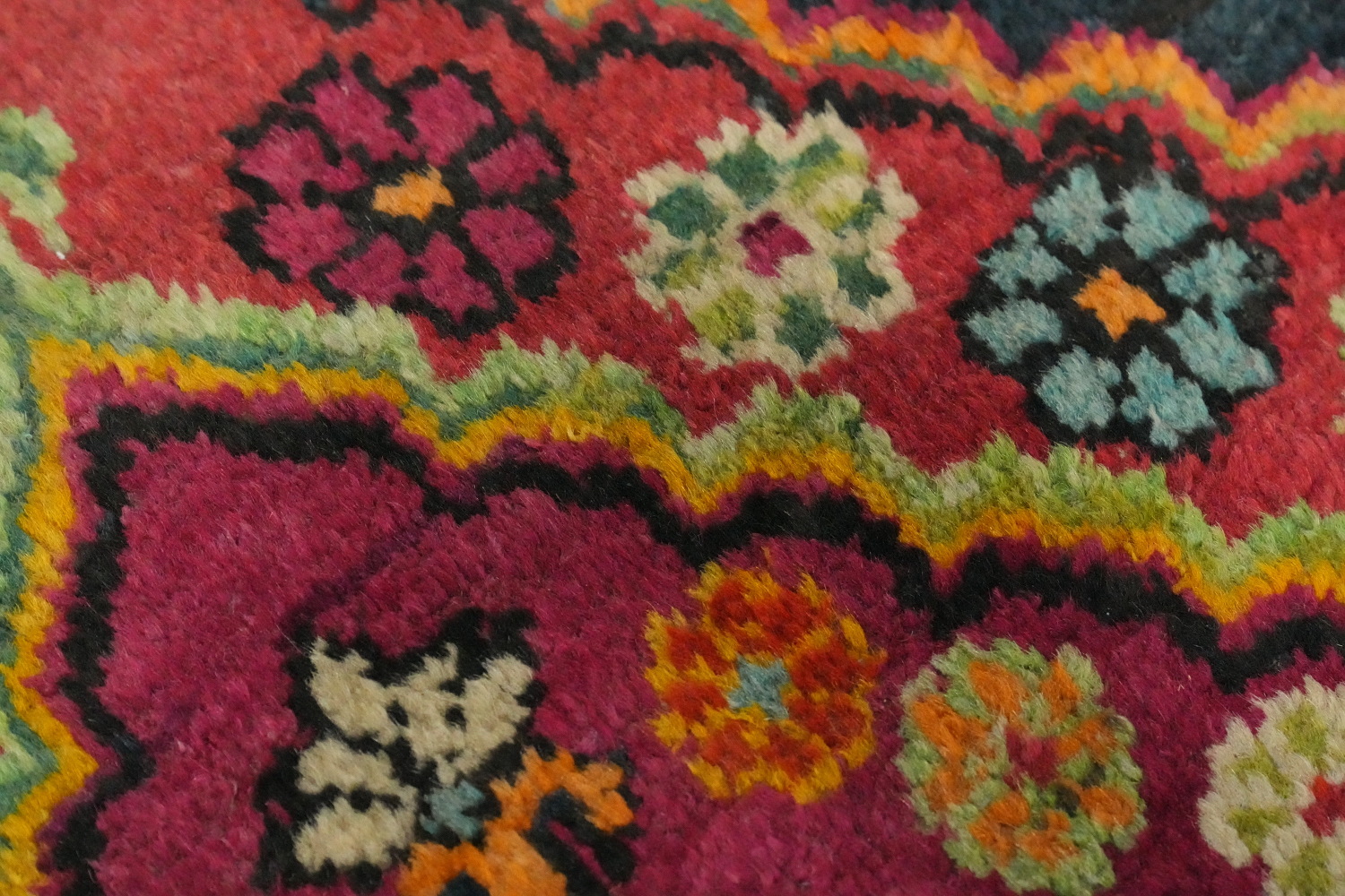 Antique Khotan Vegetable Dye Runner Rug 2x10
