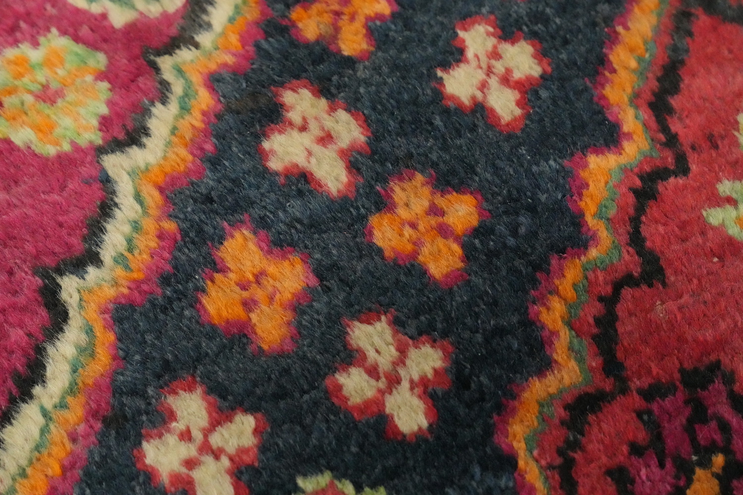 Antique Khotan Vegetable Dye Runner Rug 2x10