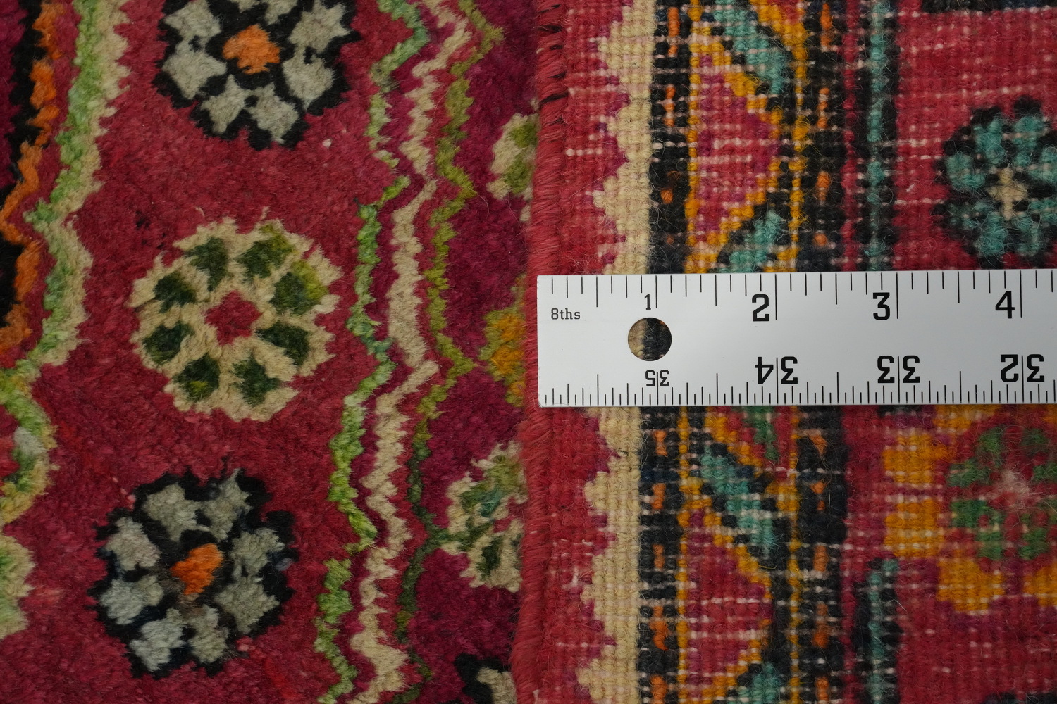 Antique Khotan Vegetable Dye Runner Rug 2x10