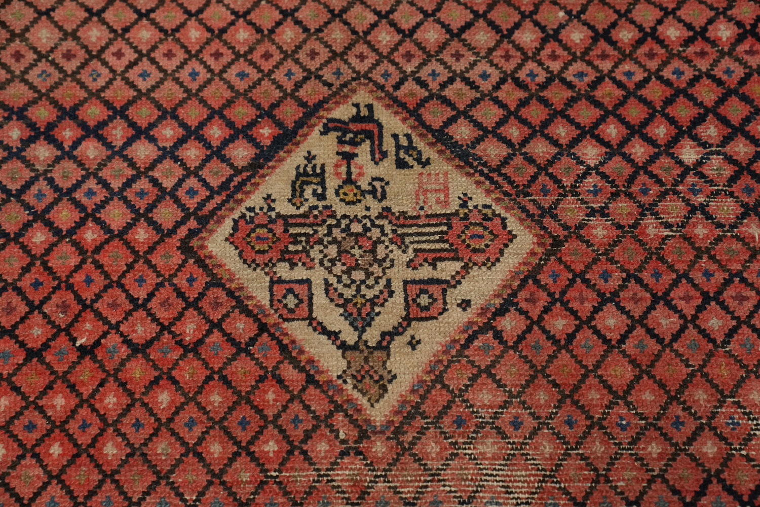 Antique Vegetable Dye Malayer Persian Area Rug 5x13