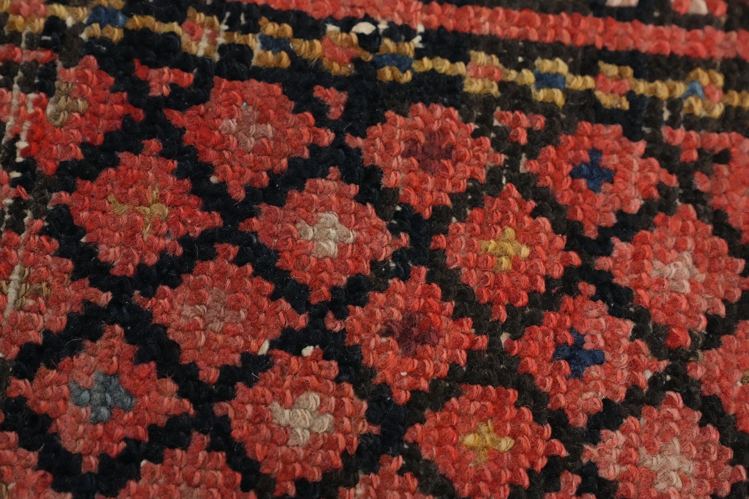 Antique Vegetable Dye Malayer Persian Area Rug 5x13