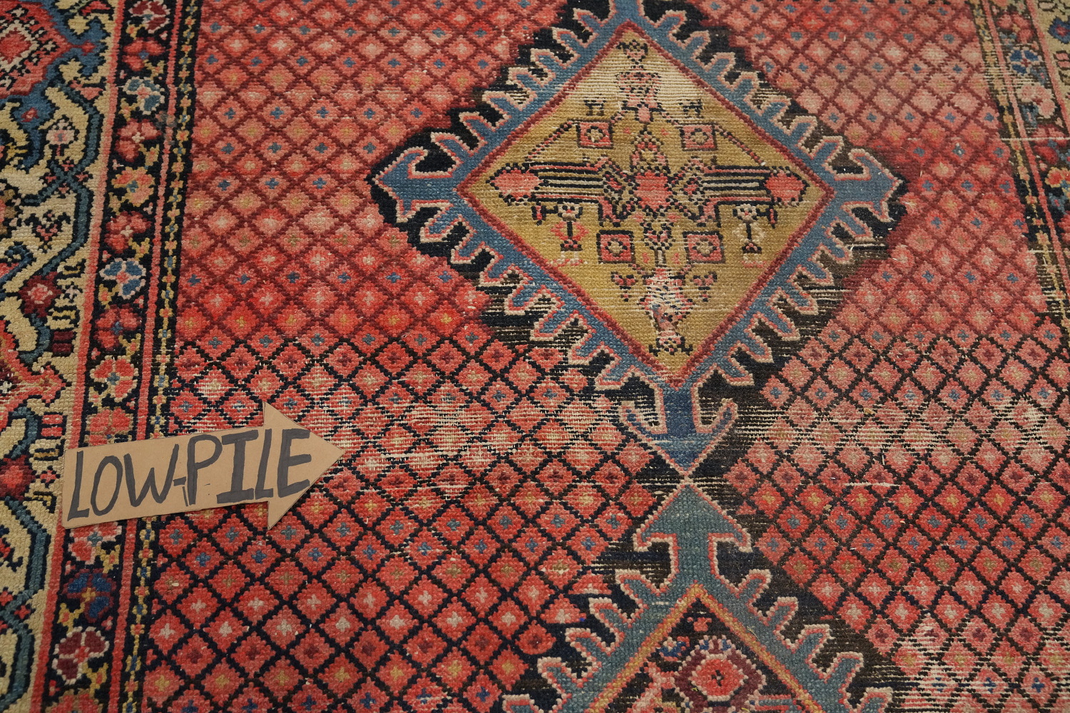 Antique Vegetable Dye Malayer Persian Area Rug 5x13