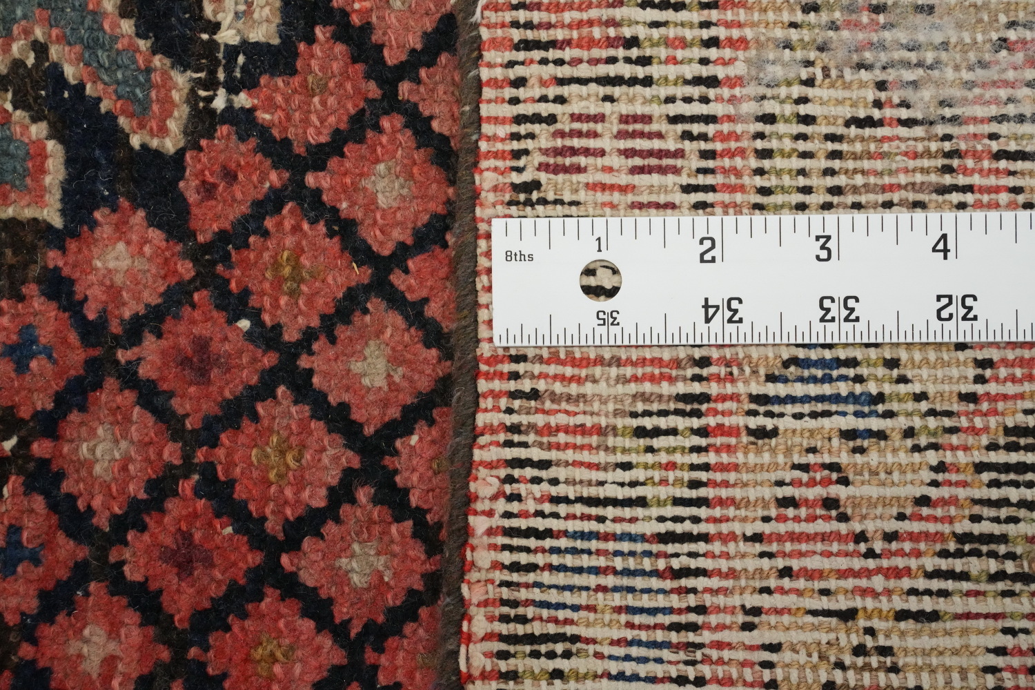 Antique Vegetable Dye Malayer Persian Area Rug 5x13