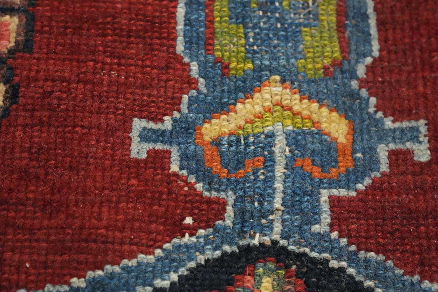 Vegetable Dye Antique Bakhtiari Persian Rug 5x7