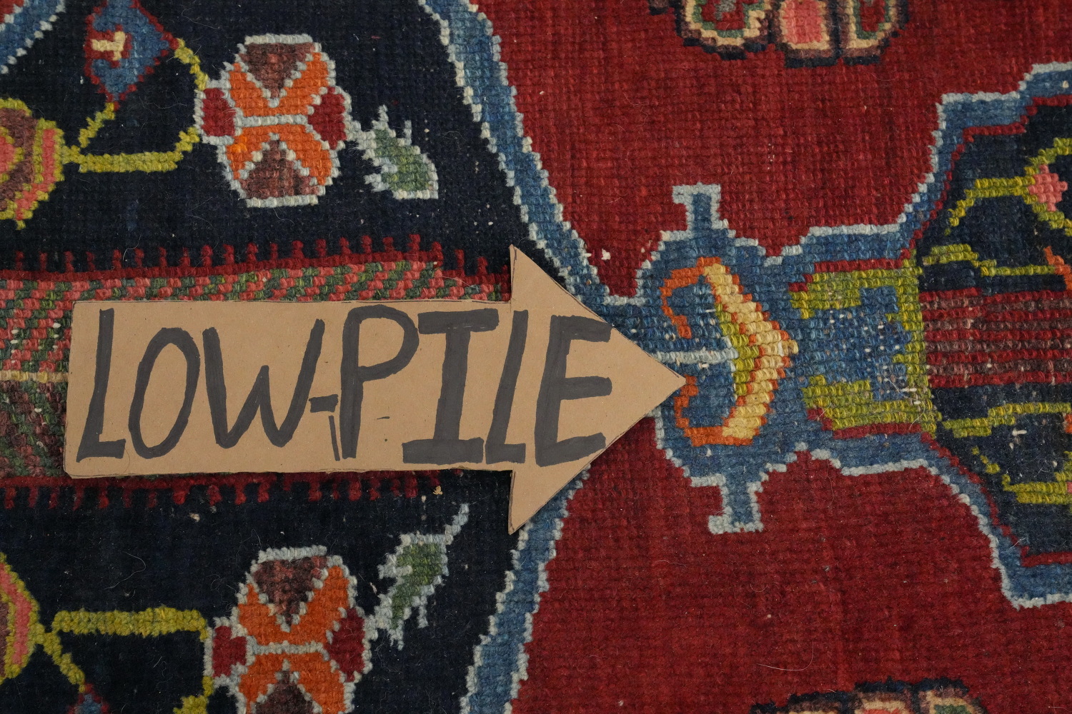 Vegetable Dye Antique Bakhtiari Persian Rug 5x7