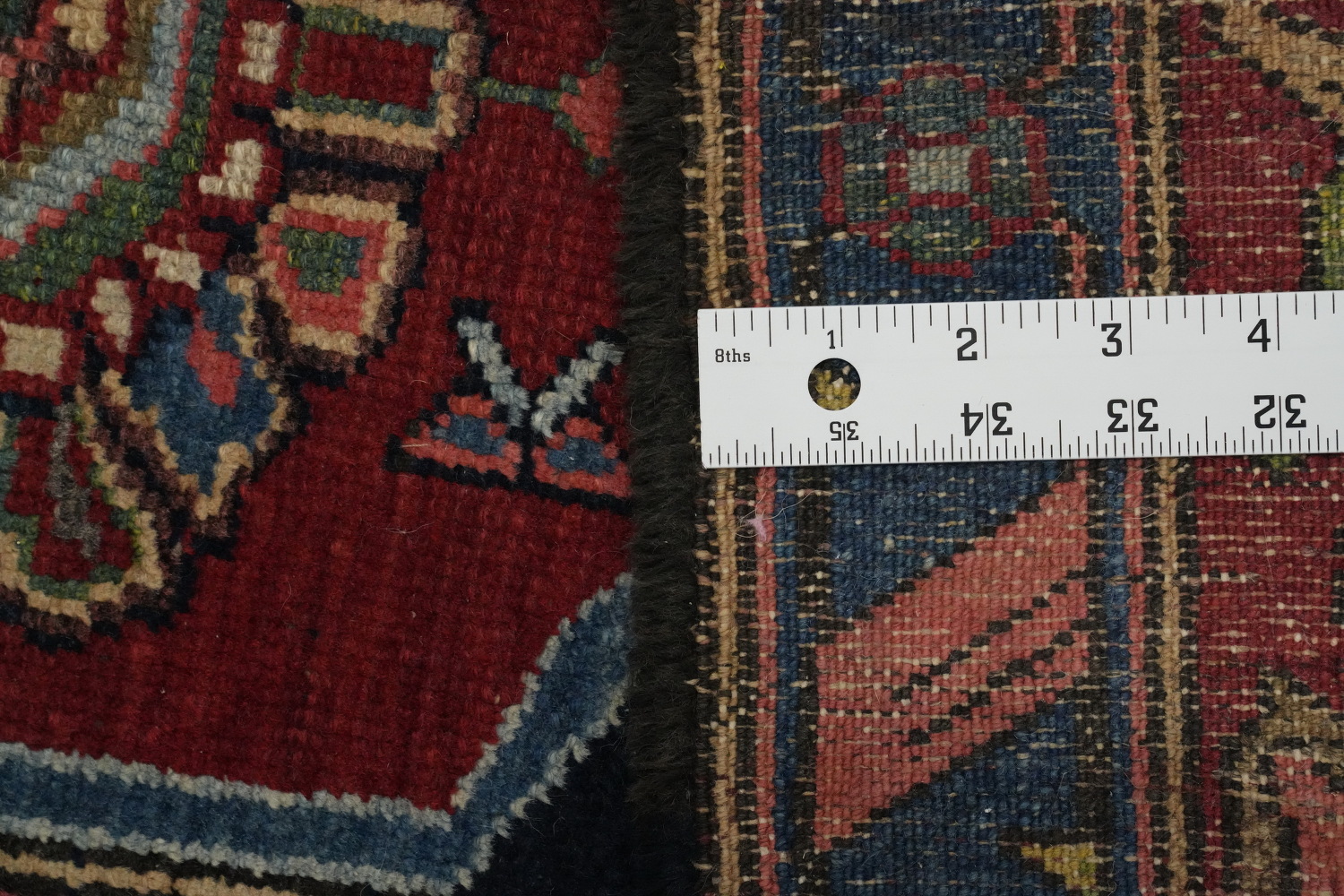 Vegetable Dye Antique Bakhtiari Persian Rug 5x7