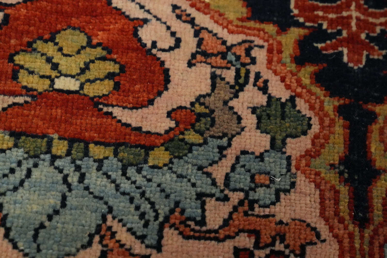 Vegetable Dye Antique Sultanabad Persian Rug 5x6