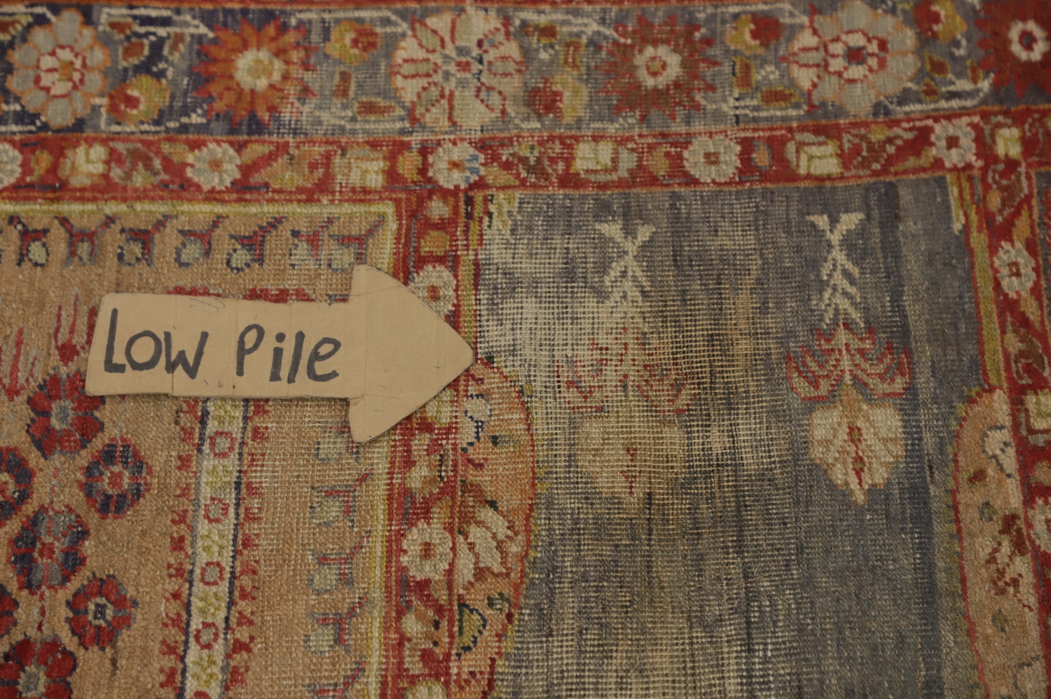 Pre-1900 Vegetable Dye Anatolian Turkish Runner Rug 3x8