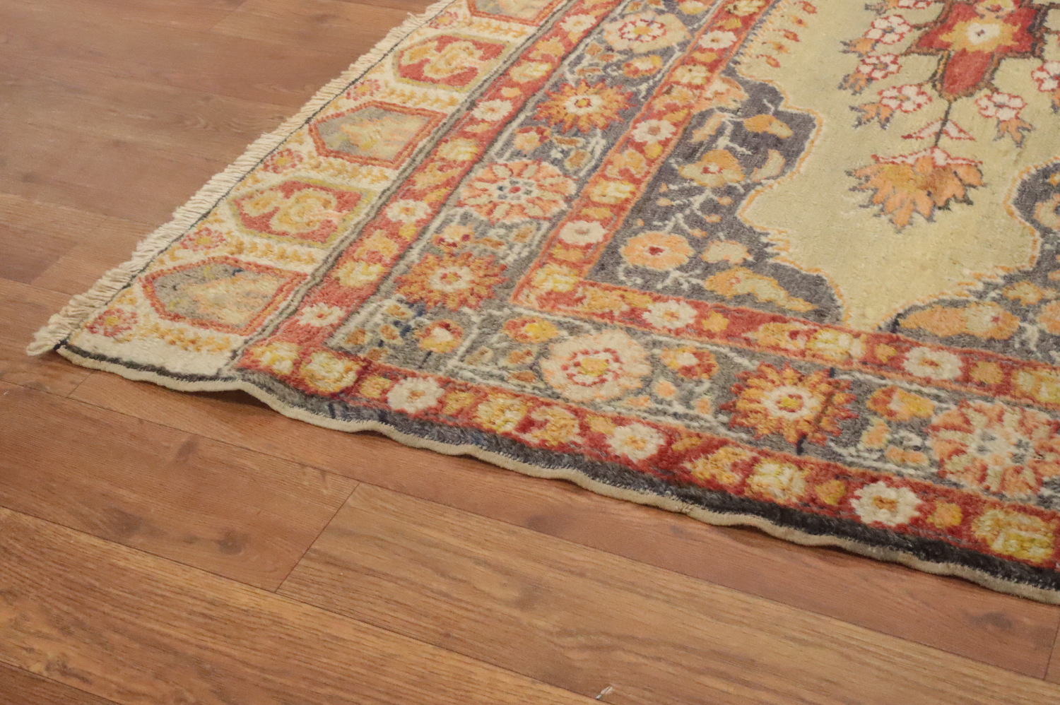 Pre-1900 Vegetable Dye Anatolian Turkish Runner Rug 3x8