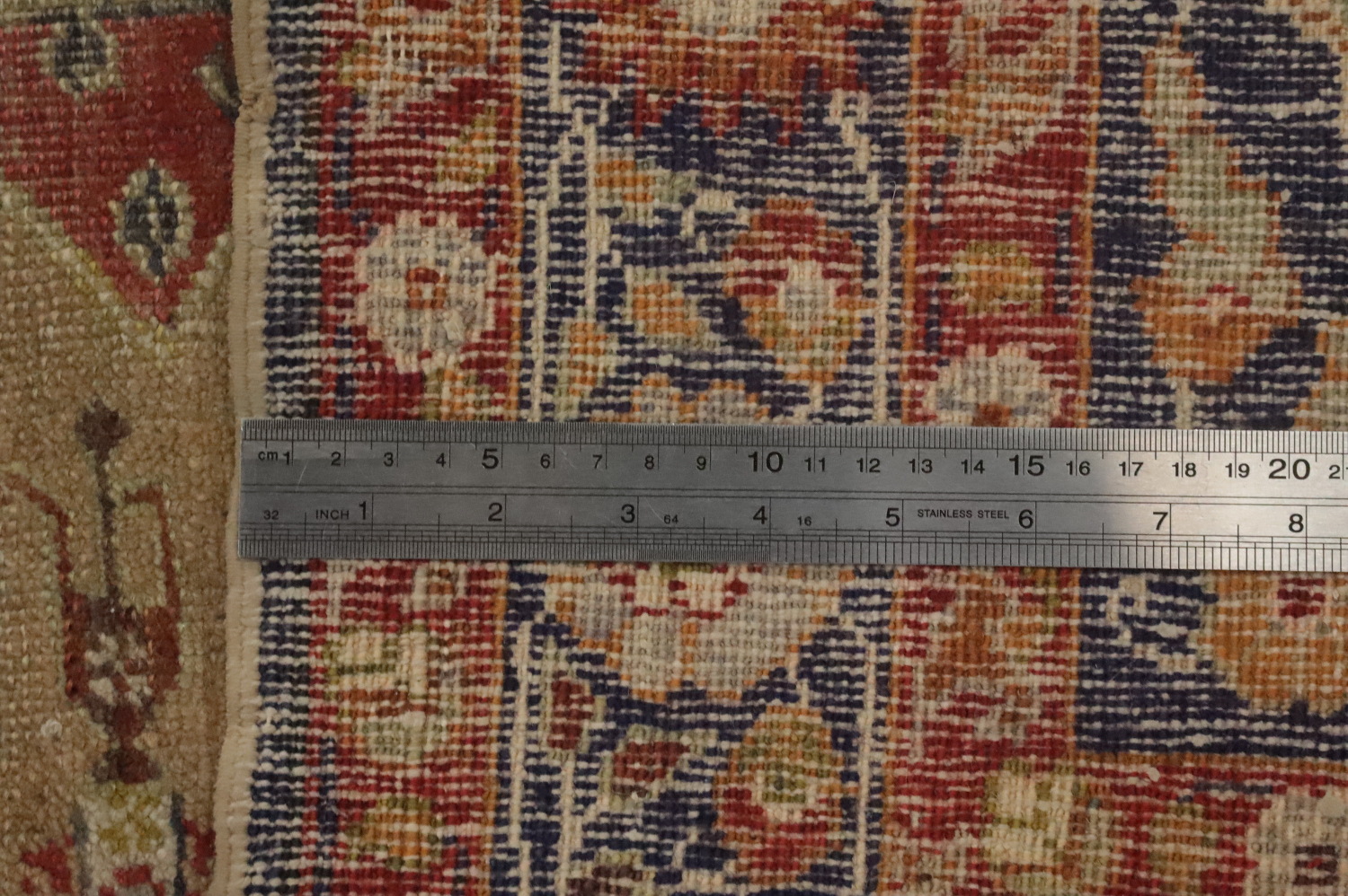 Pre-1900 Vegetable Dye Anatolian Turkish Runner Rug 3x8