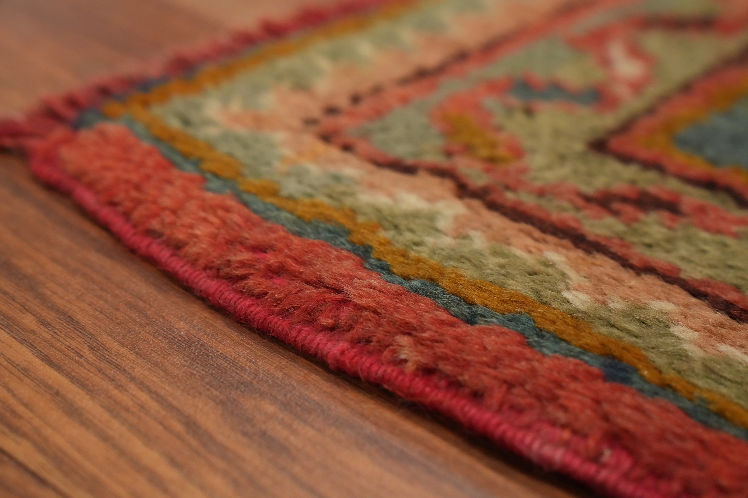 Pre-1900 Antique Oushak Vegetable Dye Area Rug 6x8