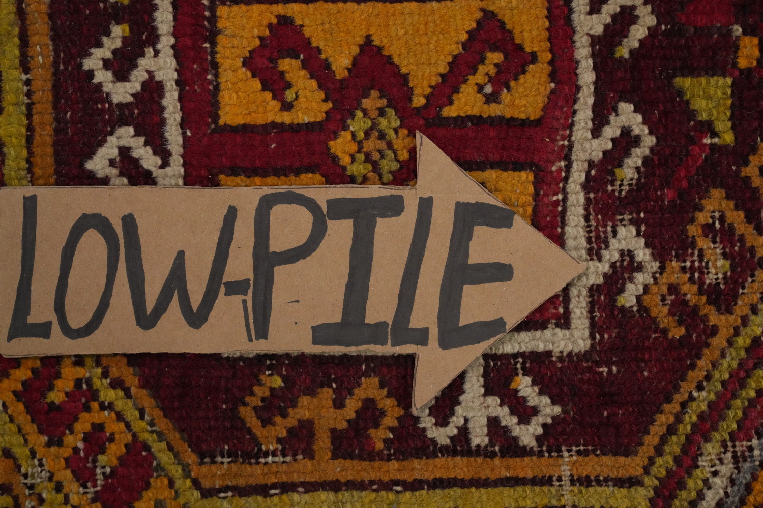 Antique Geometric Anatolian Turkish Rug 4x6