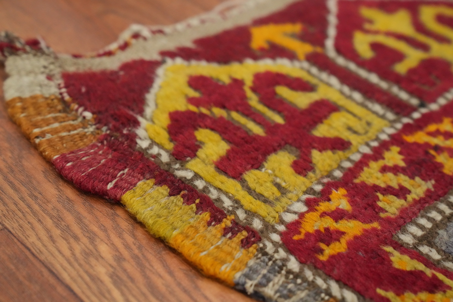 Antique Geometric Anatolian Turkish Rug 4x6