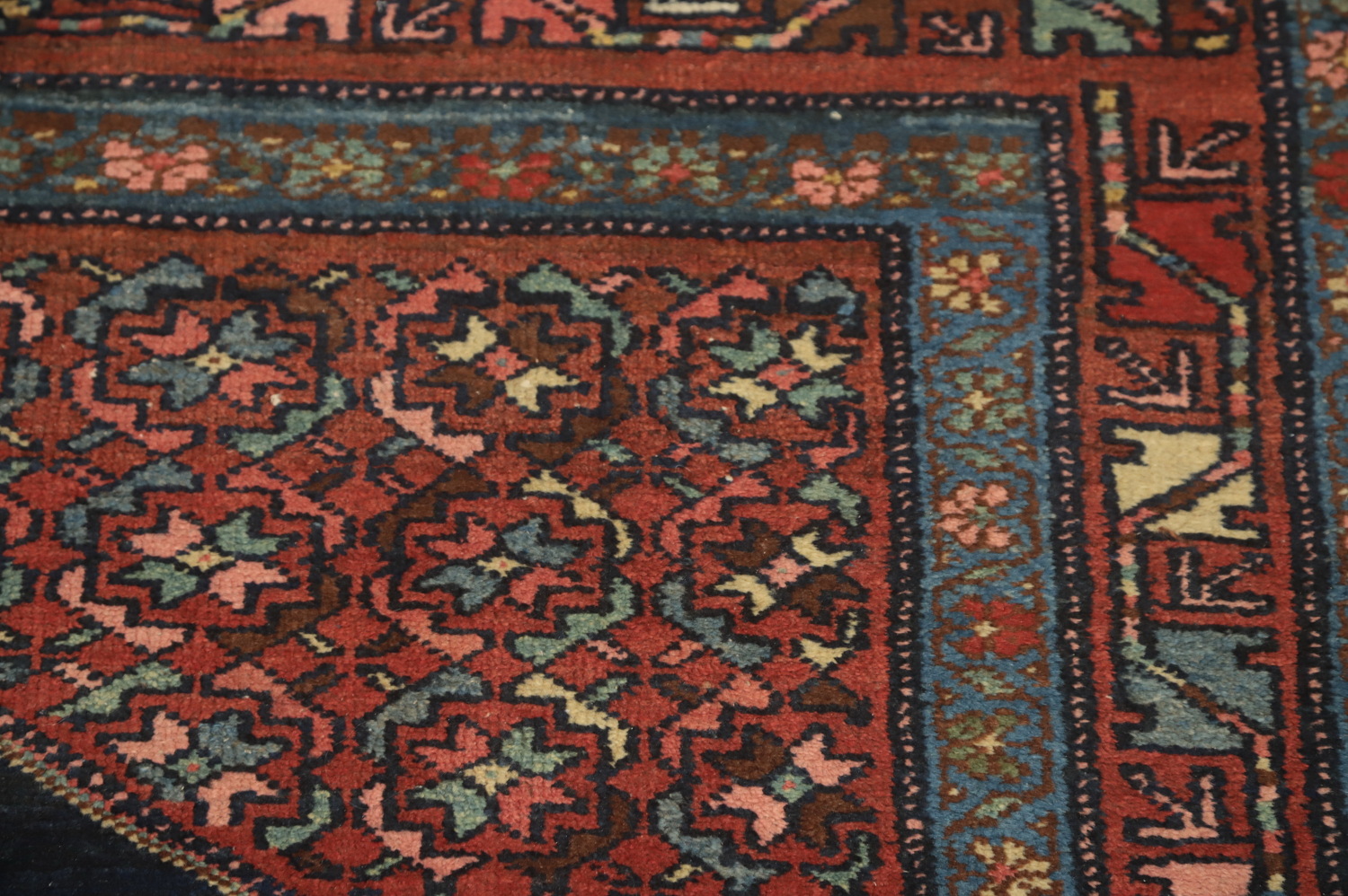 Vegetable Dye Antique Malayer Persian Rug 4x7