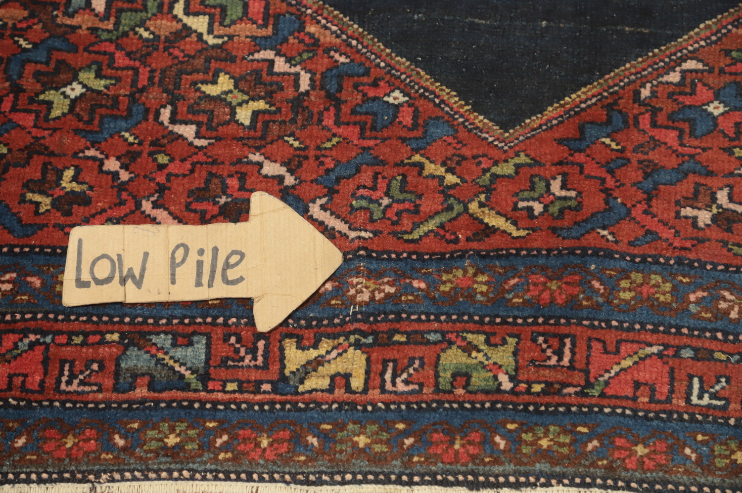 Vegetable Dye Antique Malayer Persian Rug 4x7