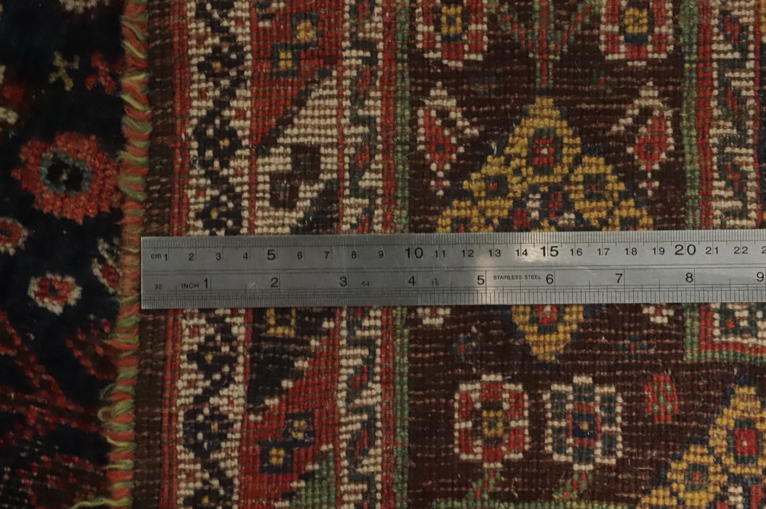 Pre-1900 Vegetable Dye Qashqai Persian Area Rug 7x10
