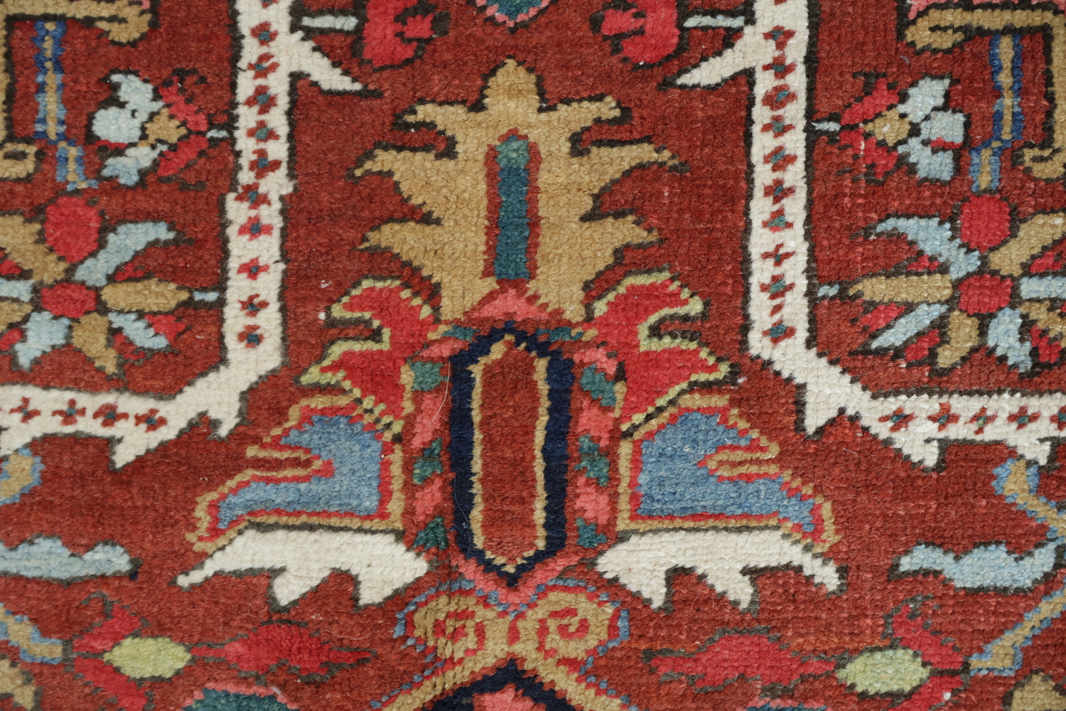 Vegetable Dye Heriz Serapi Persian Area Rug 9x12