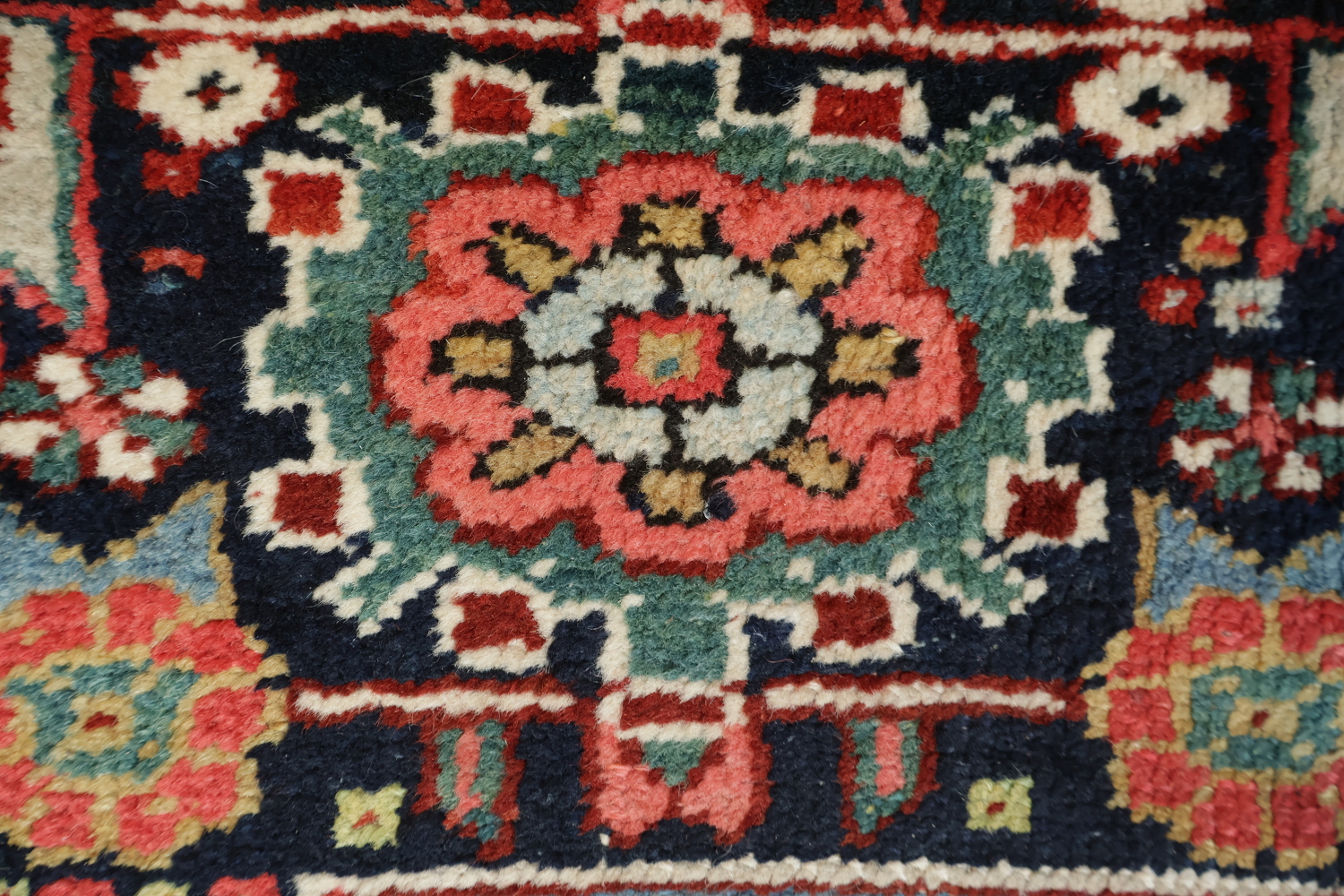Vegetable Dye Heriz Serapi Persian Area Rug 9x12