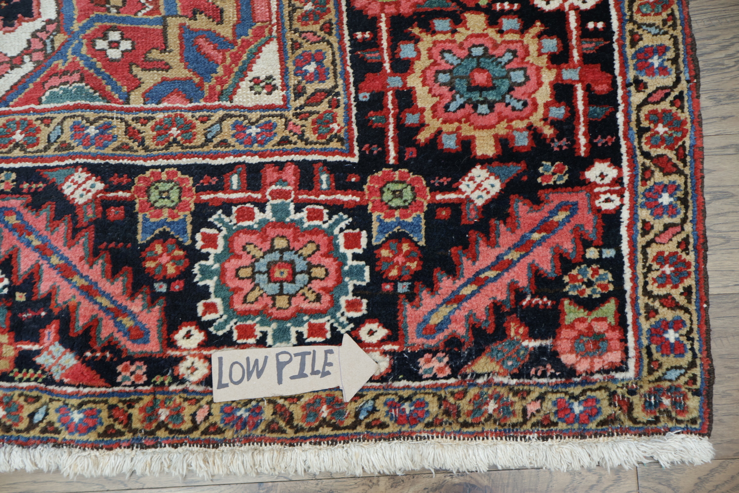 Vegetable Dye Heriz Serapi Persian Area Rug 9x12