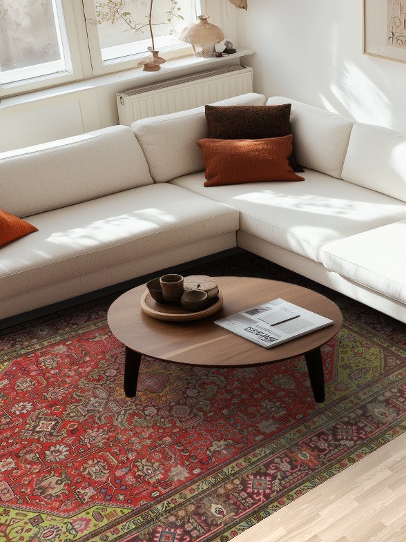 Luxurious Tabriz Persian Elegance for Living Room Area Rug 6x10