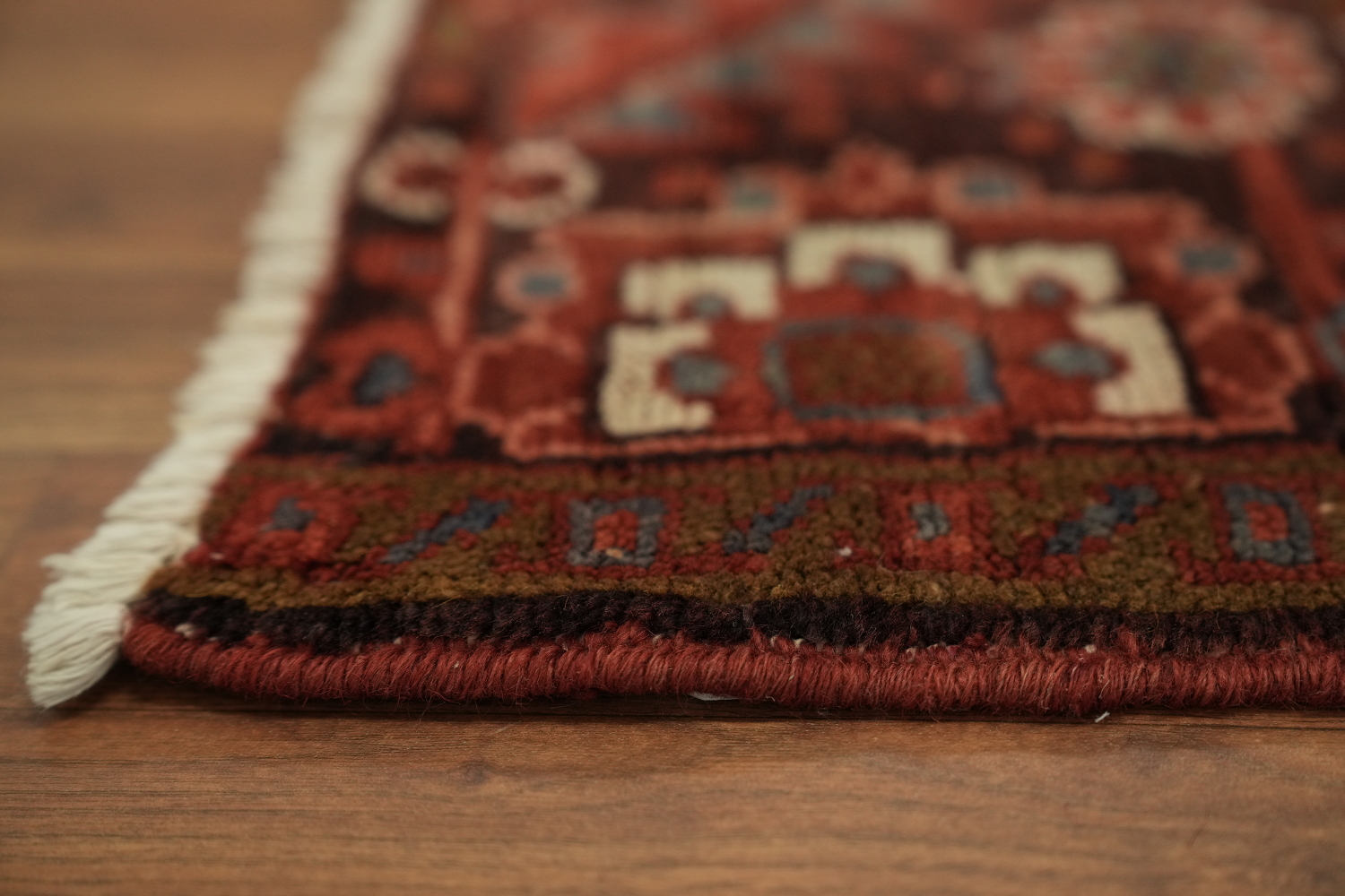 Red Persian Area Rug with Stunning Geometric Symmetry 10x13