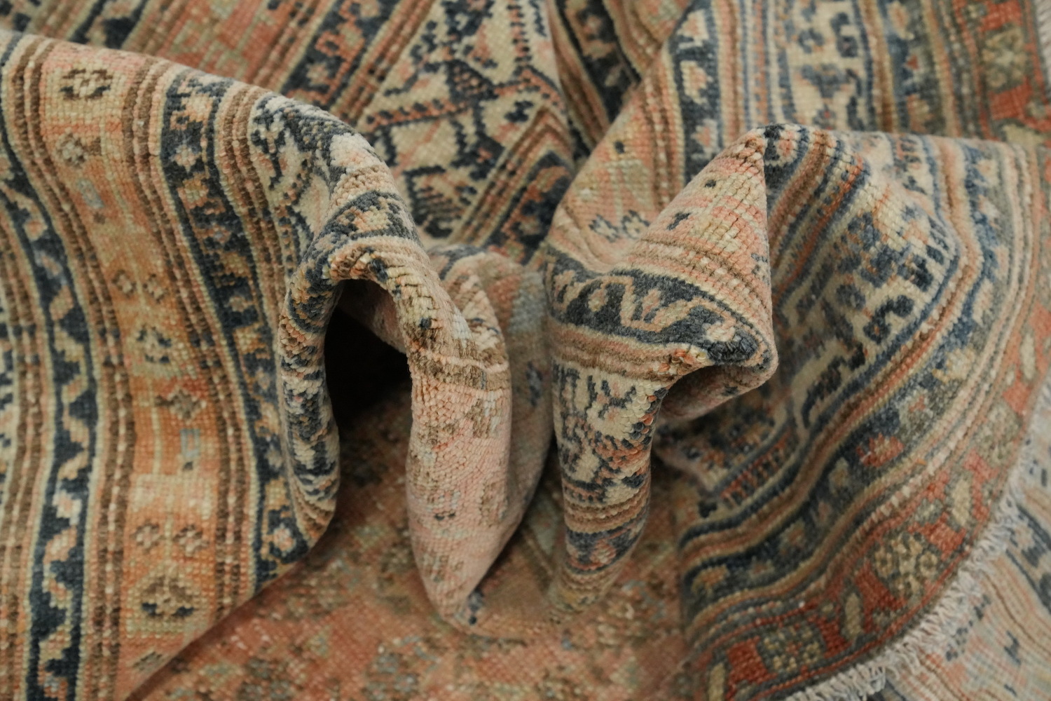 Pre-1900 Vegetable Dye Malayer Persian Large Rug 8x20