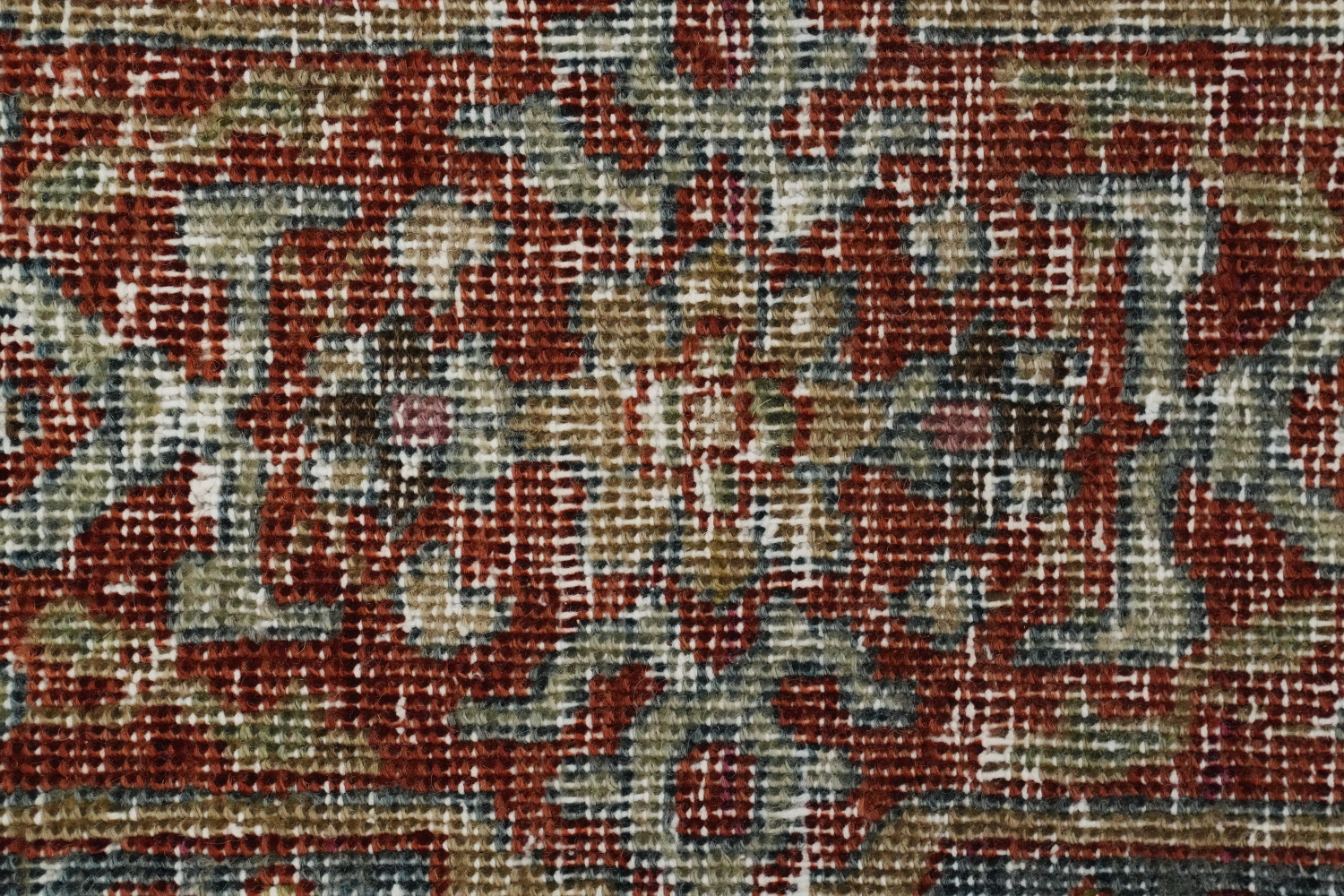Antique Vegetable Dye Tabriz Persian Large Rug 11x14