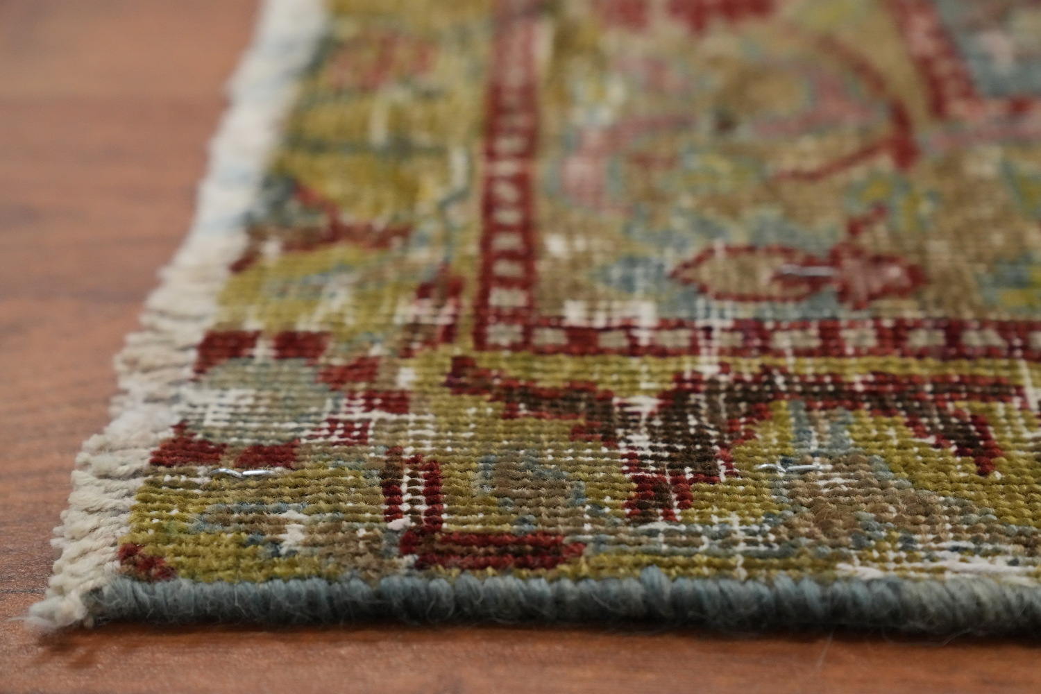 Antique Vegetable Dye Tabriz Persian Large Rug 11x14