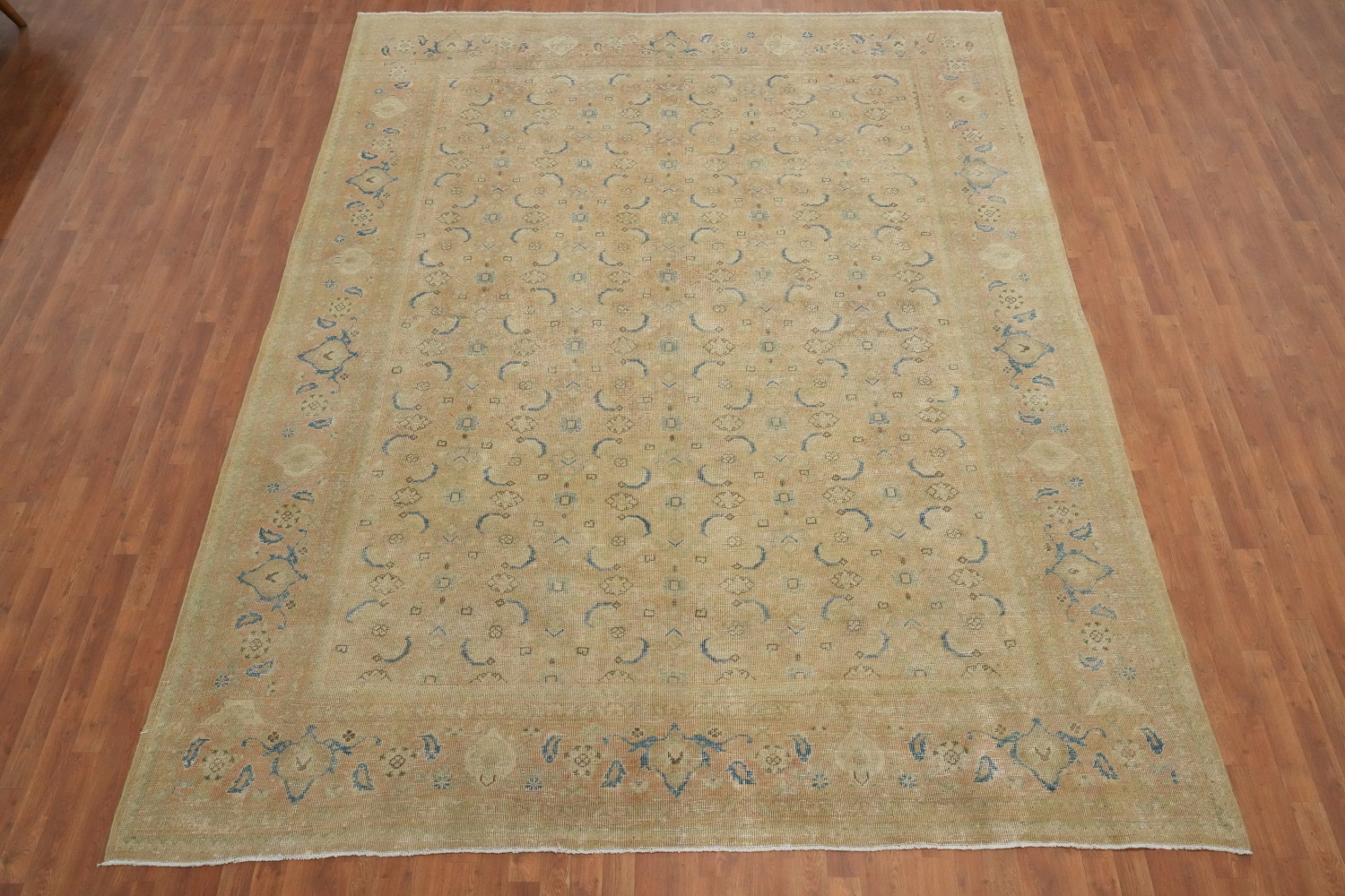 Antique Vegetable Dye Tabriz Persian Area Rug 10x13