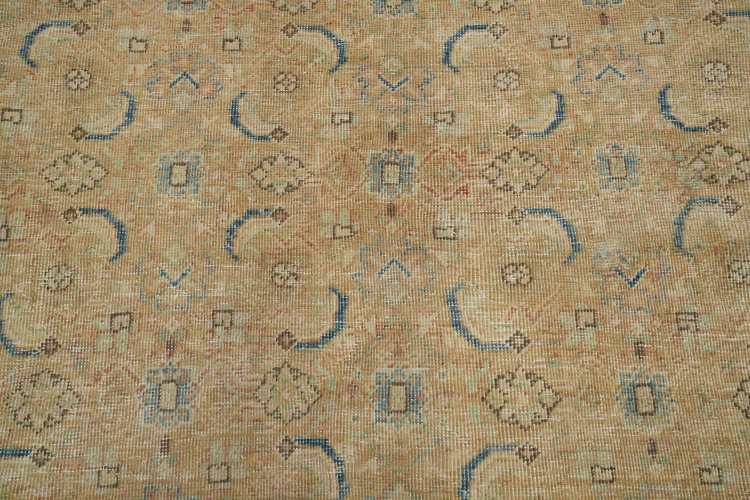 Antique Vegetable Dye Tabriz Persian Area Rug 10x13