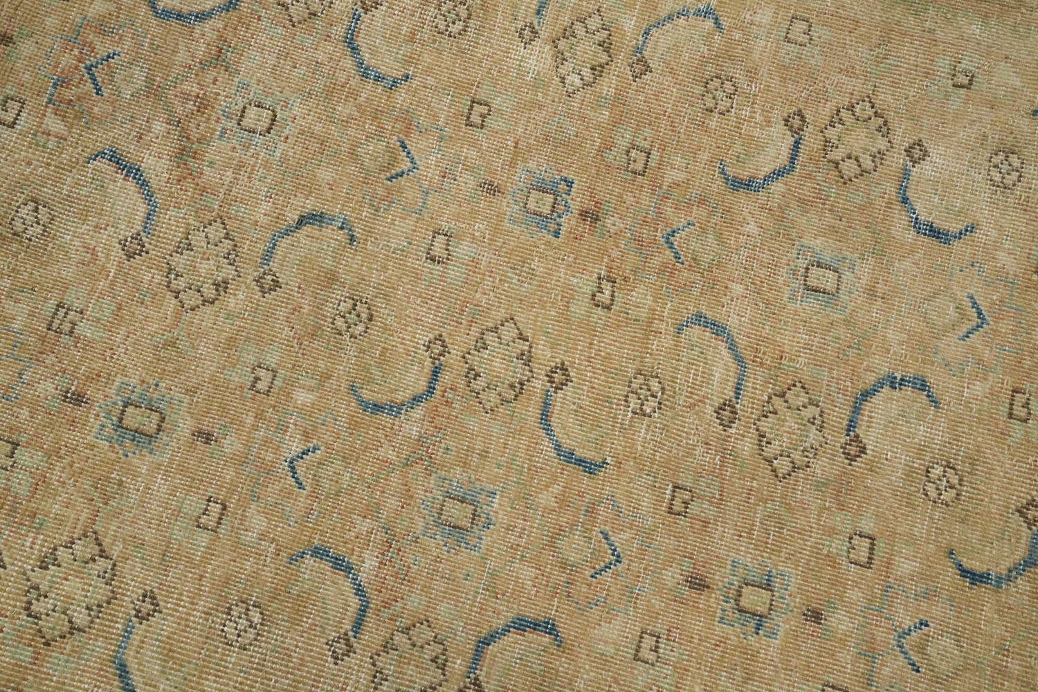 Antique Vegetable Dye Tabriz Persian Area Rug 10x13