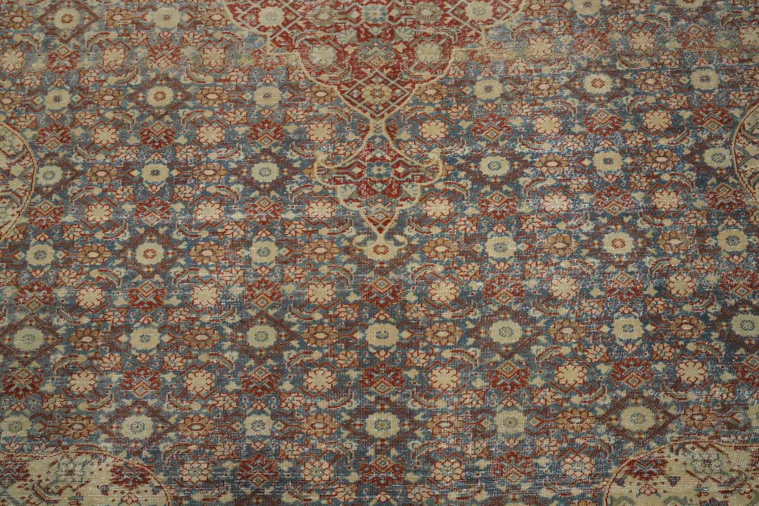 Antique Vegetable Dye Tabriz Persian Area Rug 10x13