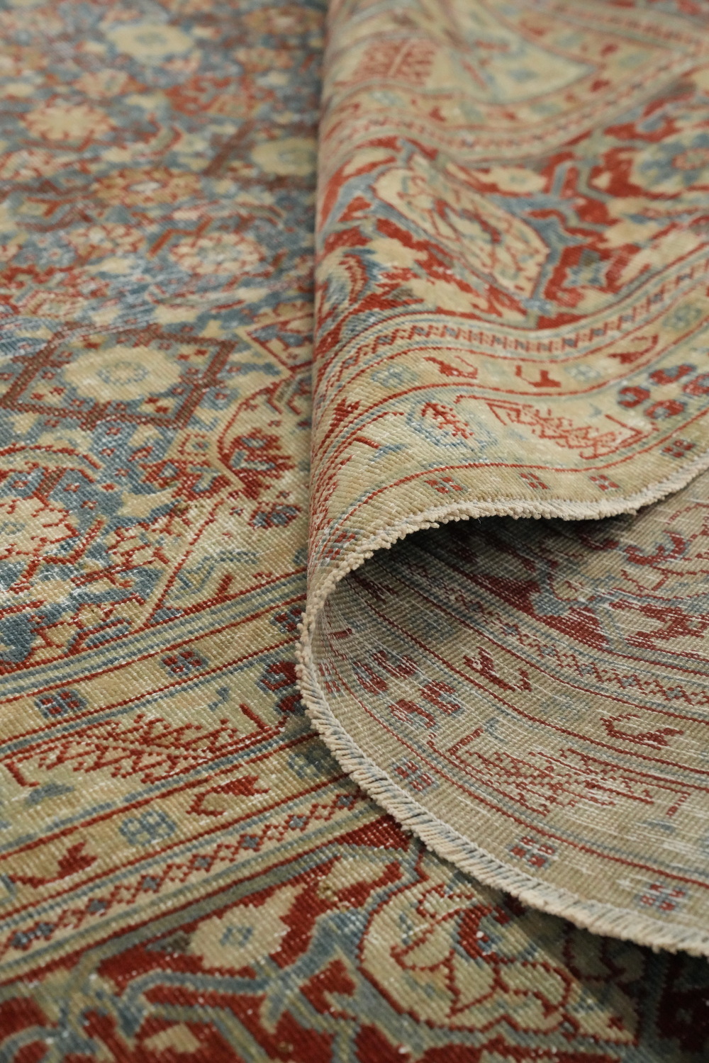 Antique Vegetable Dye Tabriz Persian Area Rug 10x13