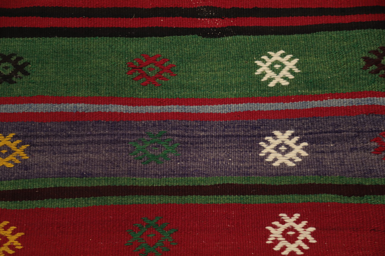 Vegetable Dye Kilim Turkish Area Rug 5x9